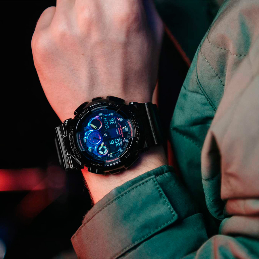 casio GA-100RGB-1A