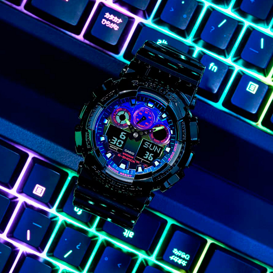 casio GA-100RGB-1A