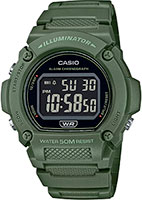 Casio Digital W-219HC-3B