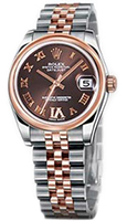 Rolex Datejust 31 178241_chocolate_roman