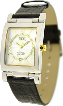Часы Romanson Leather DN3565MC(WH)