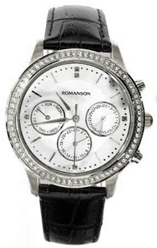 Часы Romanson Leather RL0382QLW(WH)