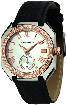 Часы Romanson Lady Jewelry RL1208QLJ(WH)BK