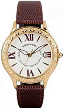 Часы Romanson Lady Jewelry RL1222QLG(WH)BN