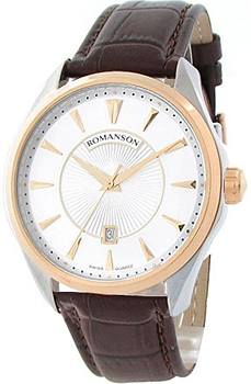 Часы Romanson Leather TL0337MJ(WH)