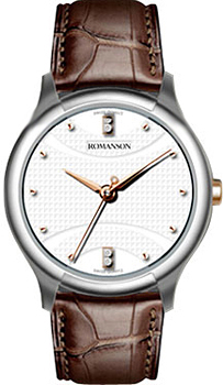 Часы Romanson Leather TL1213SLJ(WH)
