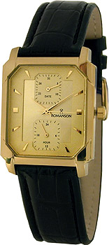 Часы Romanson Leather TL3142SMG(GD)