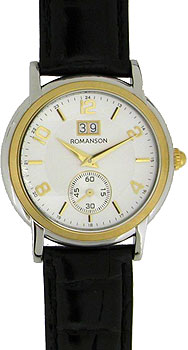 Часы Romanson Leather TL3587SMC(WH)