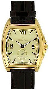 Часы Romanson Leather TL3598MG(GD)