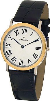 Часы Romanson Leather TL5111SMC(WH)