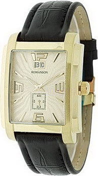 Часы Romanson Leather TL5140SMG(GD)