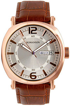 Часы Romanson Leather TL9214MR(WH)