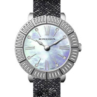 Romanson Lady Jewelry RL1255TLW(WH)BK